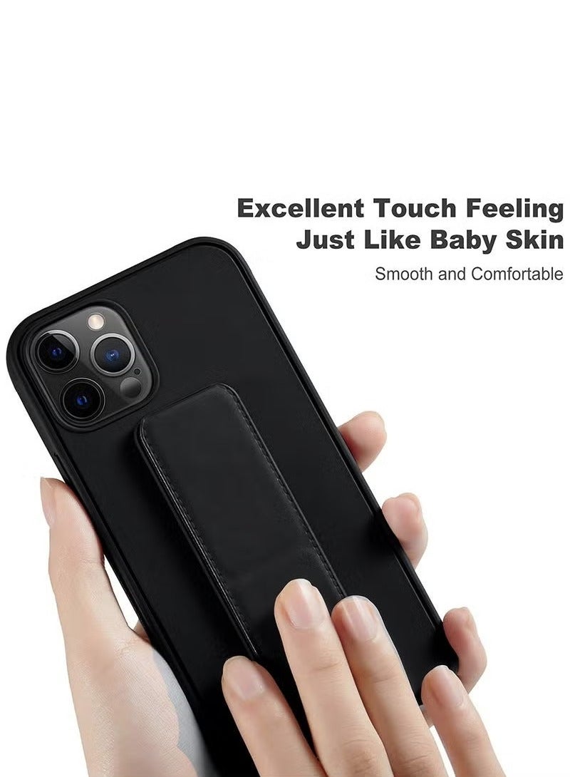 TIGER TPU Rubber Silicone Protective Phone Case for iPhone 15 Pro – Black | Shockproof Anti-Slip Hand Grip Back Cover with Raised Edges | Slim Fit, Scratch-Resistant Matte Finish | Soft TPU Bumper, Full Coverage, Durable Protection for iPhone 15 Pro - Image 3