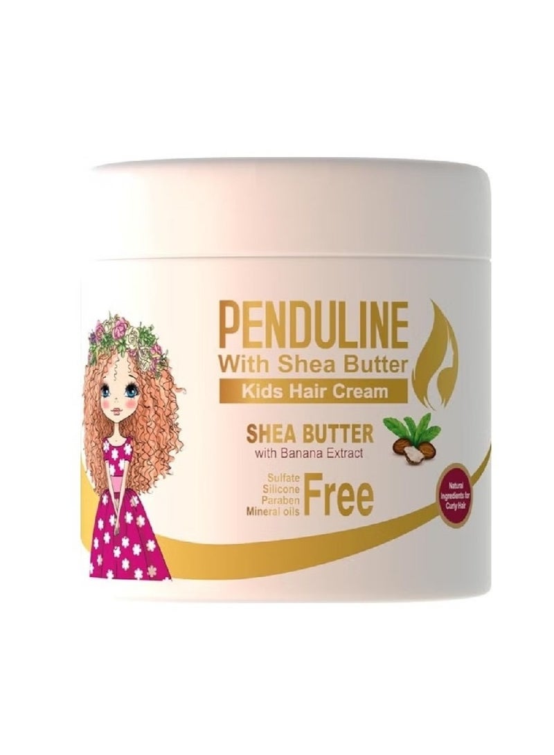 PENDULINE Curly Hair Cream for Kids with Shea Butter – 250ml - Image 1