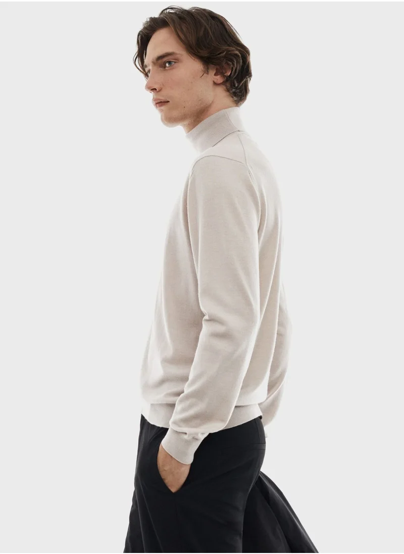 Mango Man Essential Crew Neck Sweater