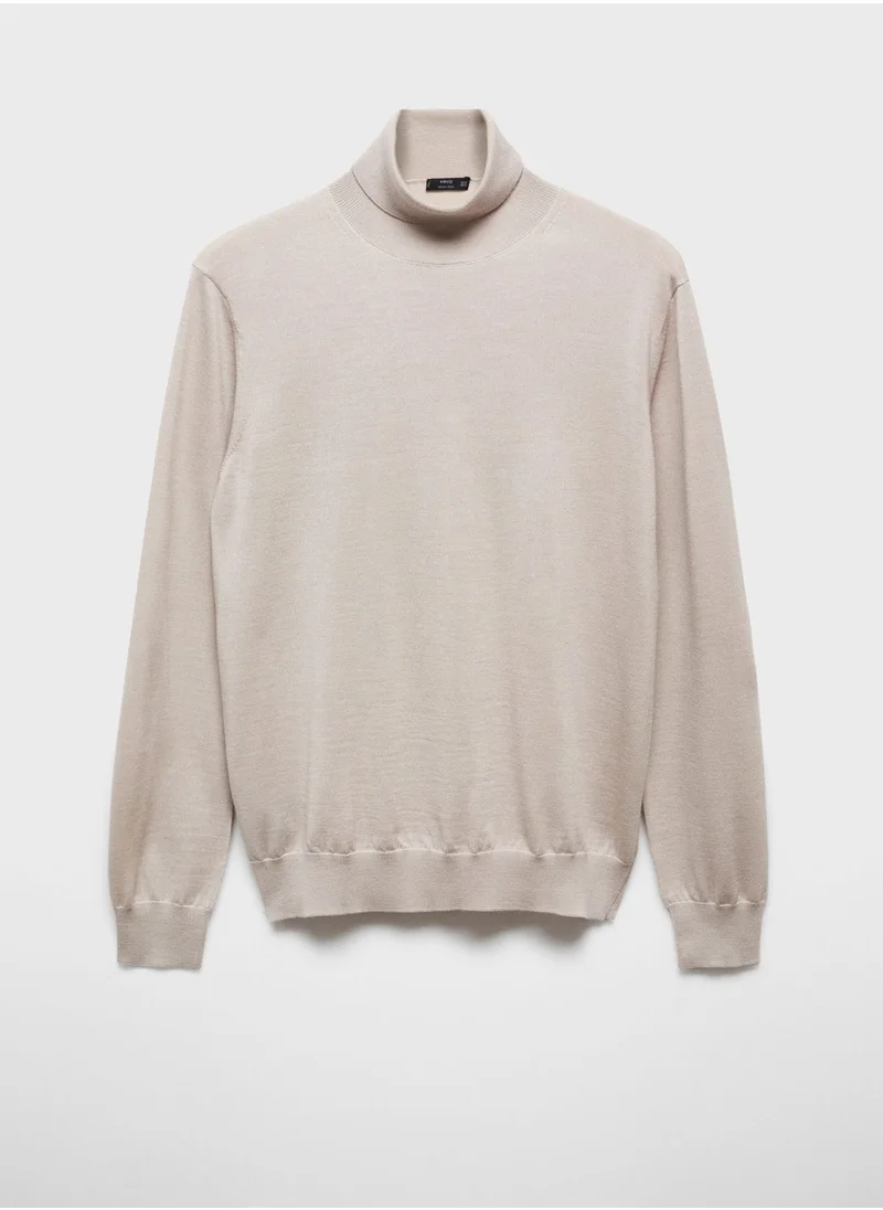 Mango Man Essential Crew Neck Sweater