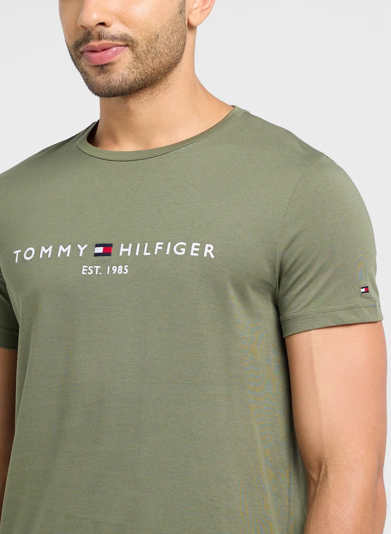 TOMMY HILFIGER Logo Crew Neck T-Shirt