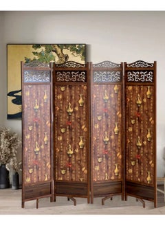 Living Room Divider 4 Panel Room Partition, Foldable Freestanding 180*200 CM  - Image 5