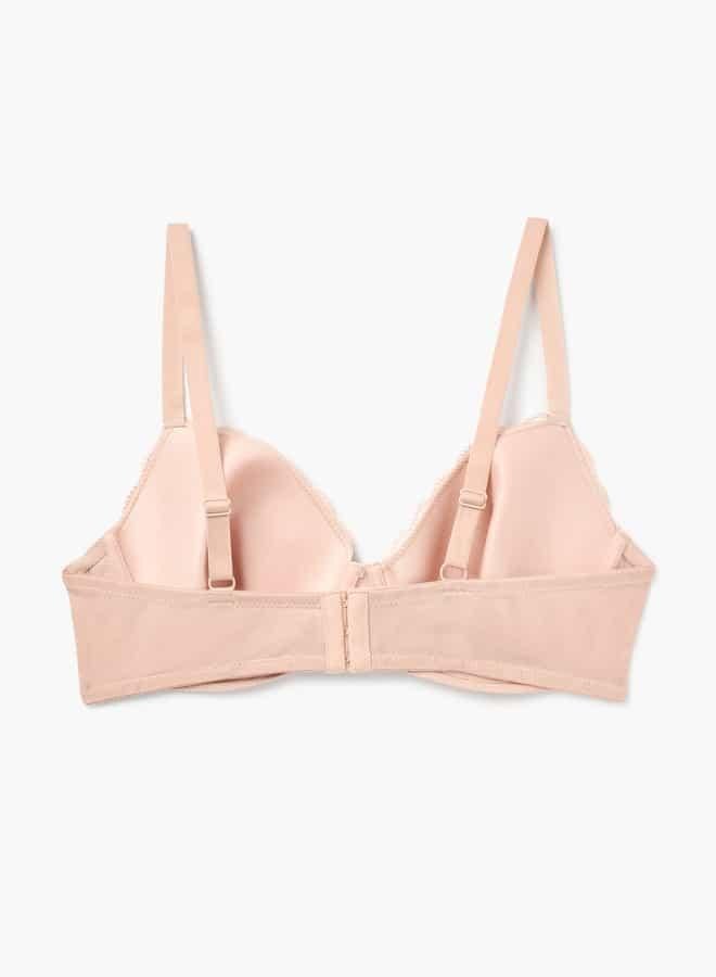 Splash FAV Lace Detail Bra with Hook and Eye Closure - Image 2