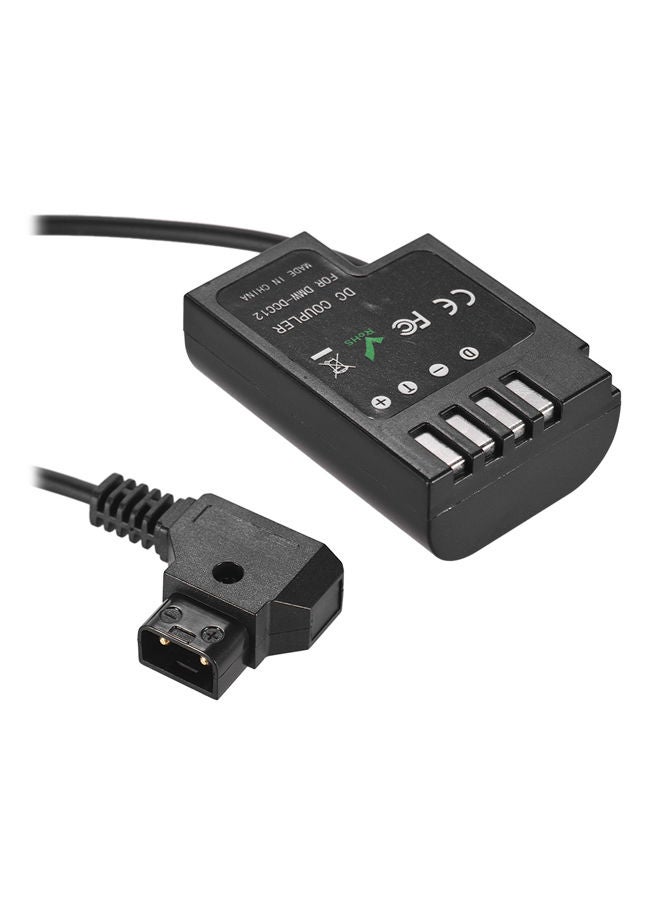 NIBEMINENT DC Coupler Cable Dummy Battery Adapter 21x13.5x1cm Black  - Image 4