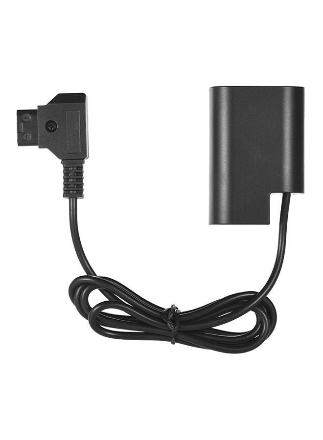 NIBEMINENT DC Coupler Cable Dummy Battery Adapter 21x13.5x1cm Black  - Image 1