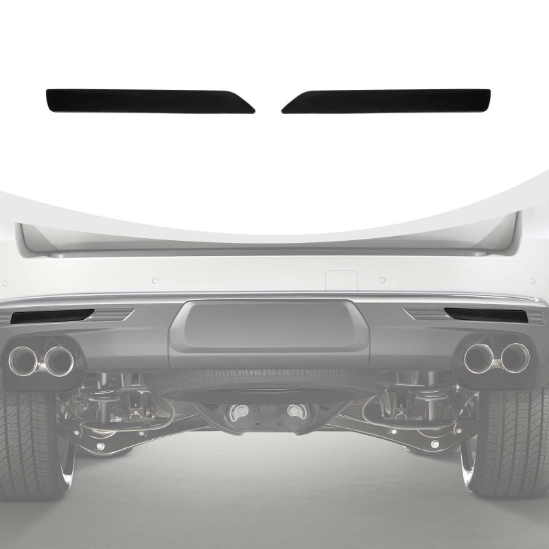 RAZPOY Smoked Rear Fog Light Cover Compatible with Chevy Suburban 20202024 GMC Yukon 20212024 Tahoe 20212024 Smoked Black