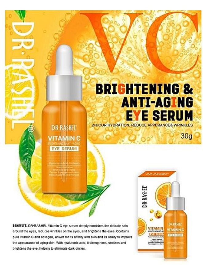 DR. RASHEL Vitamin C Eye Brightening Anti-Aging Serum Orange 30ml - Image 4