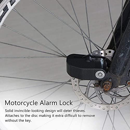 Pivalo Disc Lock Alarm Key Anti-Theft Protection for Motorcycles Bike Scooters 110dB Loud Alerting Sound System Water-Resistant Vibration Sensor Security Alert for Vehicles - Image 5