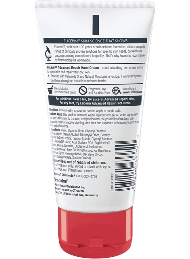 Eucerin Advanced Repair Hand Cream 2.7 OZ. 2.7ounce - Image 2