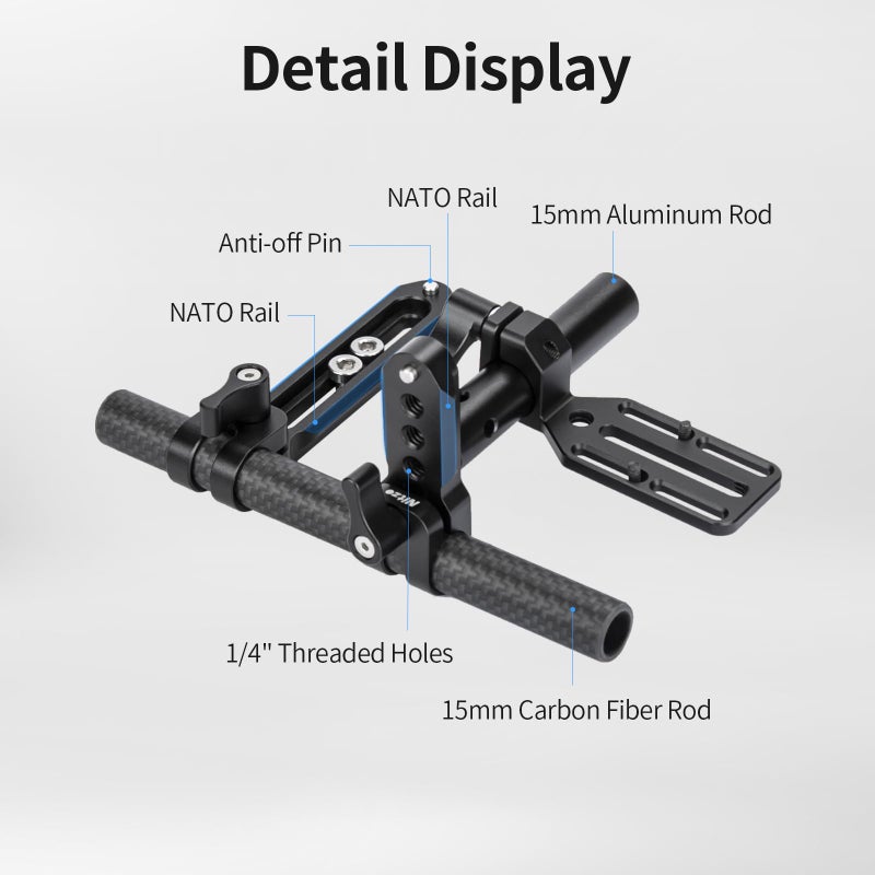Nitze مجموعة تركيب نيتزي ليدار لجهاز DJI Focus Pro LiDAR ومحرك DJI Focus Pro - T-D02B - Image 2