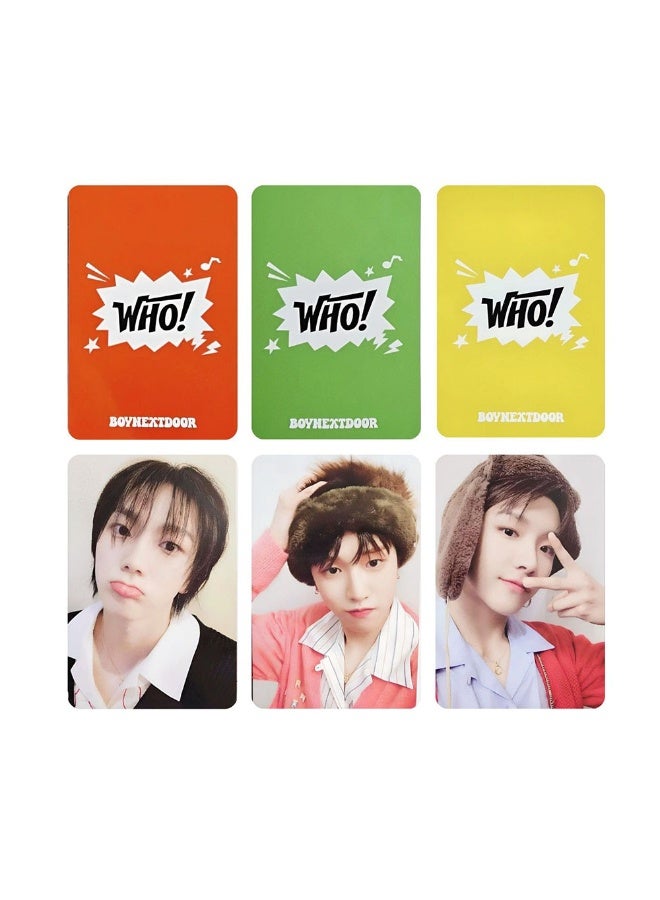 NIBEMINENT 6 Pcs Kpop BOYNEXTDOOR WHO Lomo Cards Card For Fans Collection Gifts - Image 3