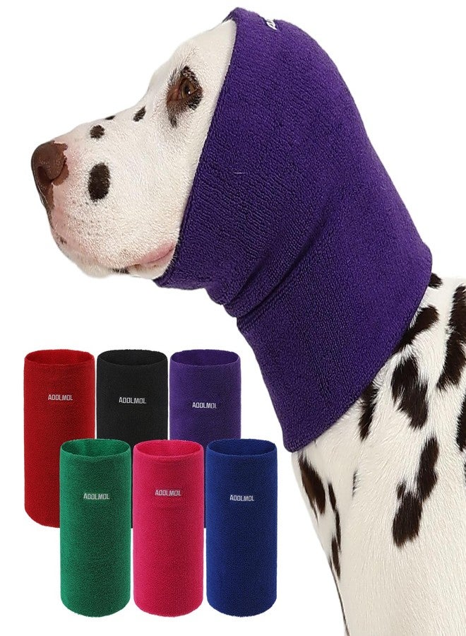 AOOLMOL Dog & Cat Calming Hoodie – Soft Double-Layer Ear and Neck Cover for Anxiety Relief & Noise Protection, Elastic Pet Head Wrap for Grooming, Bath, Drying & Fireworks - Image 1
