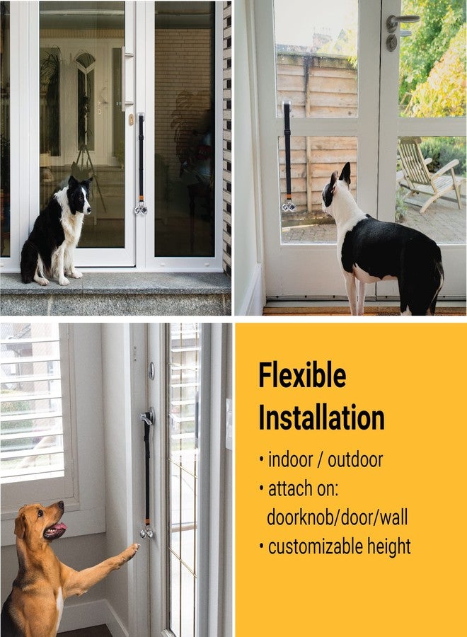 SVD.PET (2-Pack Puppy Bell Doorbells, Dog Bells for Potty Training, Attach to doorknob or Anywhere Near the Door, Length and Height Adjustable (Black) - Image 3