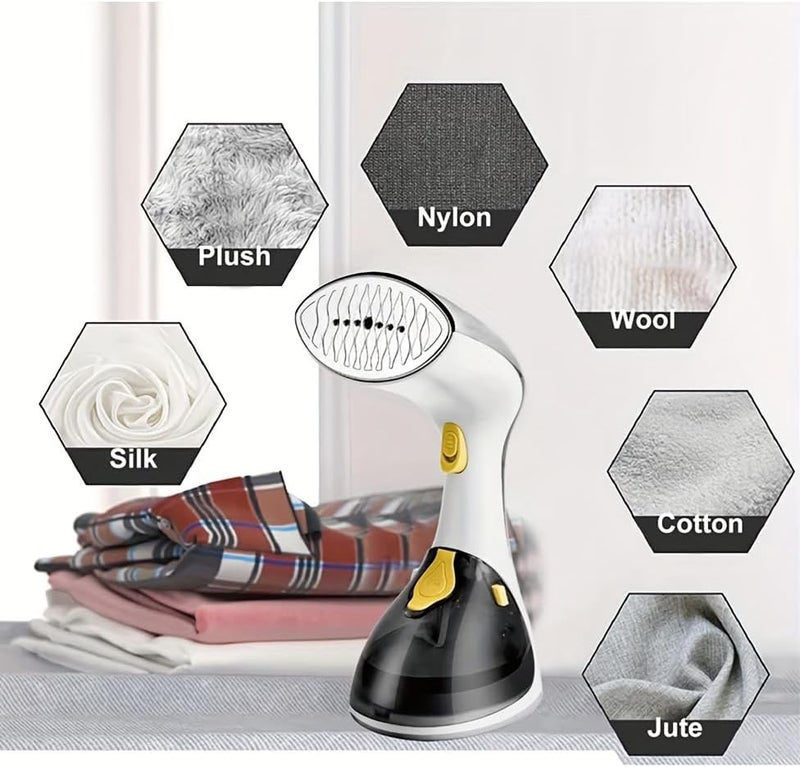 KLIKON Portable Garment Steamer Iron 270 ML 1300W Grey/White KGS-311 - Image 2