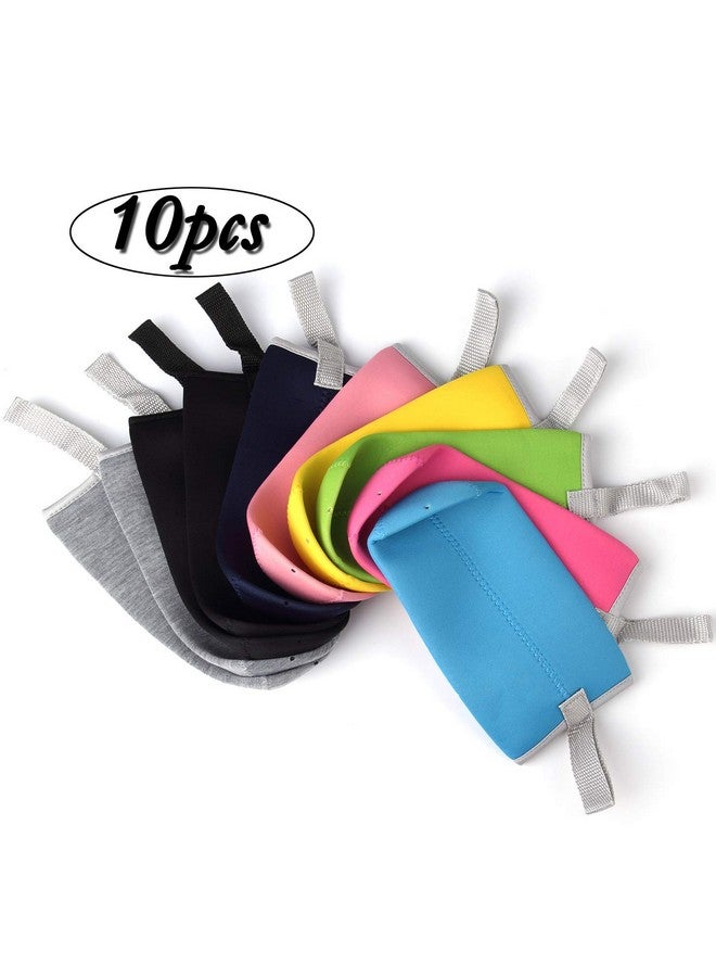 HRLORKC 10 Pack Neoprene Water Bottle Sleeve 12 oz - 18 oz Bottle Cozy Insulated Glass Water Bottle Cover (Multi-Color) by HRLORKC  - Image 2