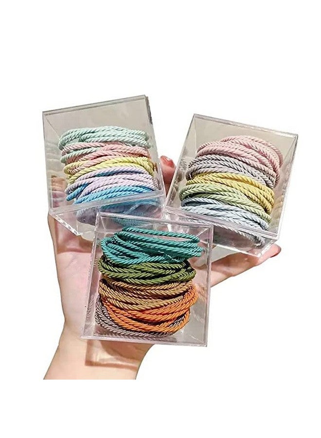 GITGRNTH Hair Band For Women, Hair Band For Girls, Ponytail Hair Holder For Girls, Elastic Hair Band For Women, Hair Ties For Women, Rubber Bands For Girls (Multicolor) (50) - Image 2