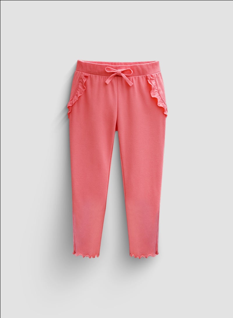 Y&CO Rib Frill Pocket Jogger - Image 1