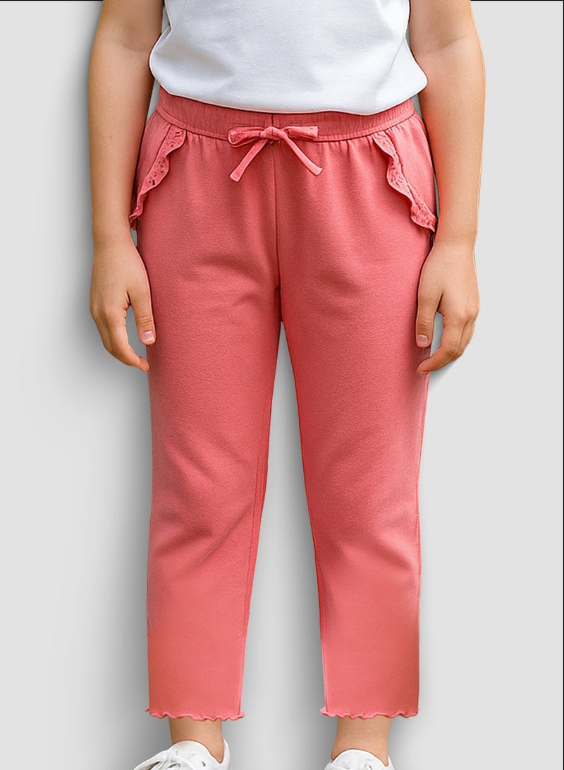 Y&CO Rib Frill Pocket Jogger - Image 3
