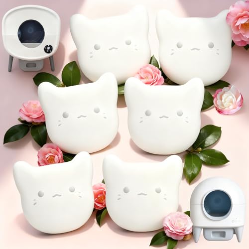 PurifyLogix 6PCS Universal Pets Deodorizing Pods for Automatic Cat Litter Box, Odor Remover for Fumoi Automatic Cat Litter Box, Camellia Flower Scented, Long-Lasting Fragrance, Keep Home Fresh - Image 4