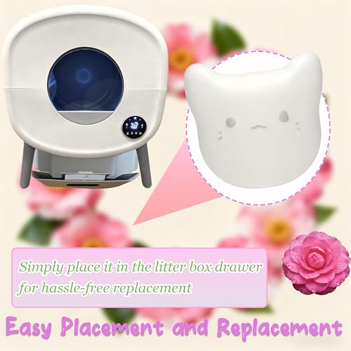 PurifyLogix 6PCS Universal Pets Deodorizing Pods for Automatic Cat Litter Box, Odor Remover for Fumoi Automatic Cat Litter Box, Camellia Flower Scented, Long-Lasting Fragrance, Keep Home Fresh - Image 5