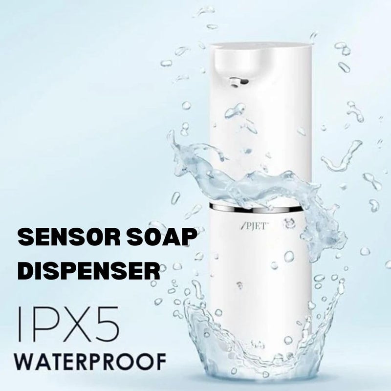 PJET Automatic Foam Handwash Dispenser Smart Hand wash Dispenser for Bathroom Office Kitchen Automatic Soap HolderDispenser touchless soap Dispenser 350 ml Plastic - Image 4
