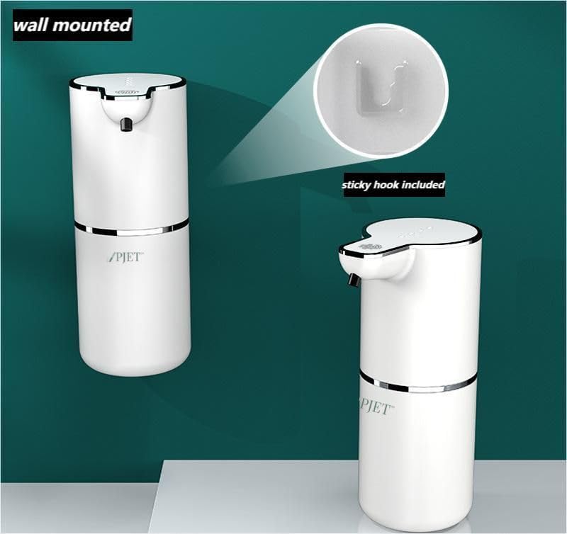 PJET Automatic Foam Handwash Dispenser Smart Hand wash Dispenser for Bathroom Office Kitchen Automatic Soap HolderDispenser touchless soap Dispenser 350 ml Plastic - Image 5