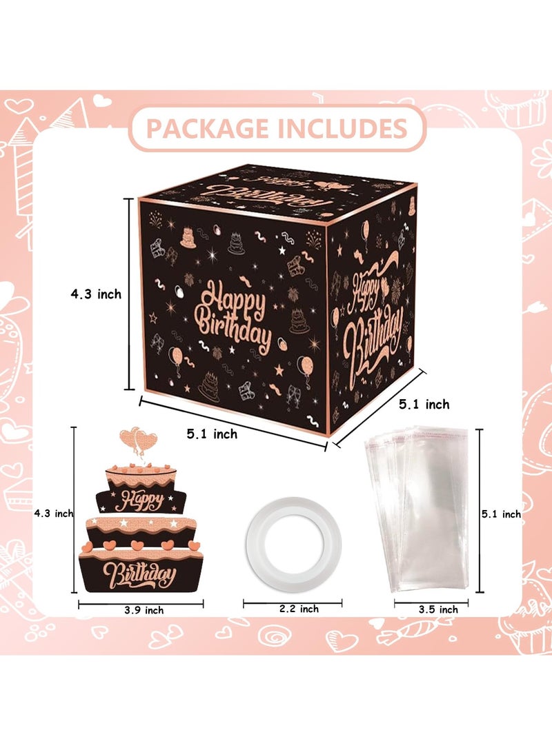 SYOSI Birthday Money Box Cash Gift Pull Kit, Real Money Cake Pull Out System, Unique Soap Sash Saving Holder for Creative Cash Gifting, Ideal for Birthday Surprises - Image 3