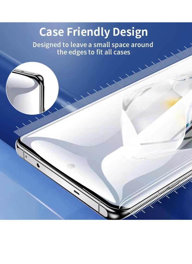 Generic Full Glass Screen Protector For Honor 200 Pro 5G UV Tempered Glass Full Glue Cover Screen Protector For Fingerprint Unlock Screen Glass Film  - Image 2