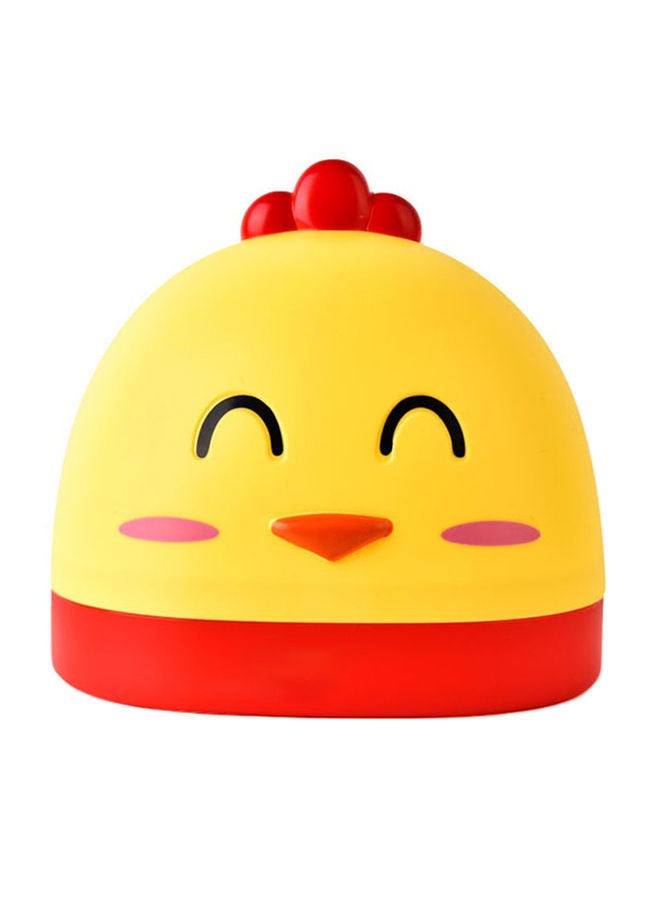 NIBEMINENT Cute Cartoon Animal Chicken Shaped Tissue Box Yellow/Red - Image 1