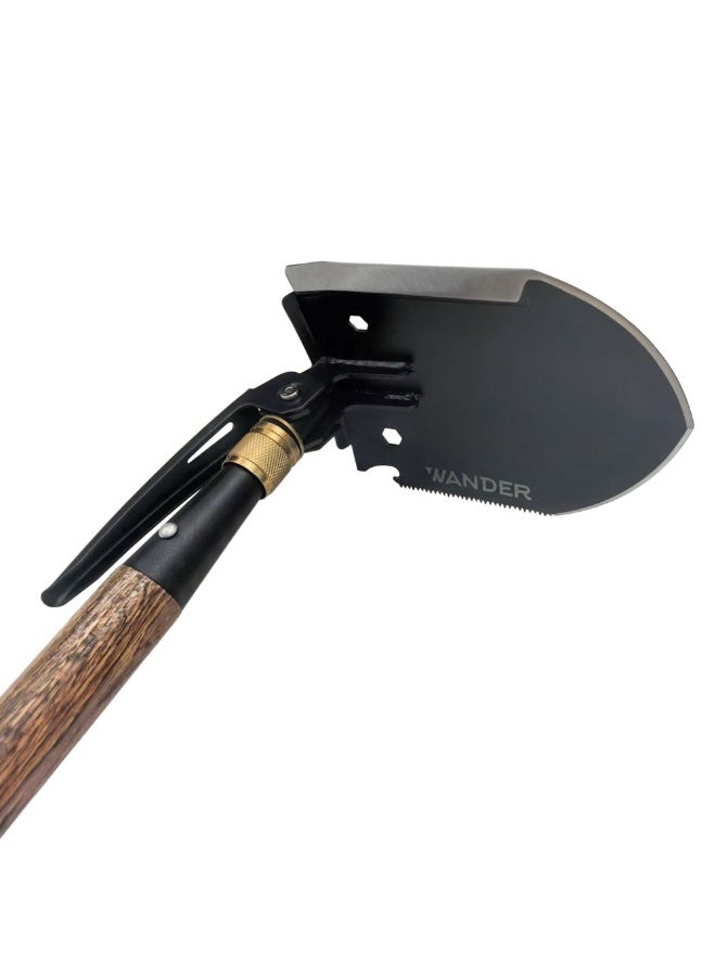 Wander Wooden Handle Hiking Shovel Steel - Wander - Image 3