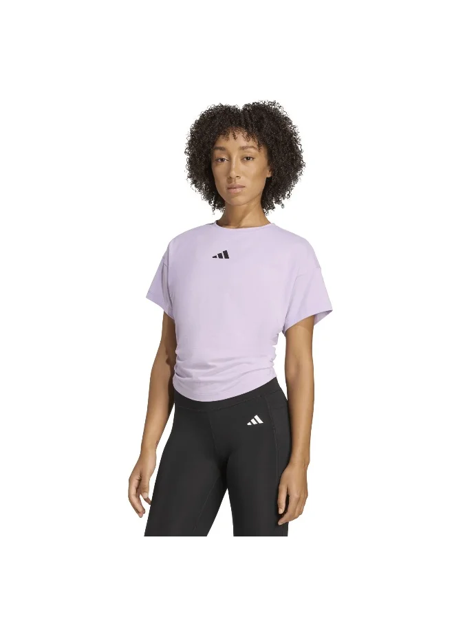 adidas Power Tee Purple Training T-Shirts For Women XS