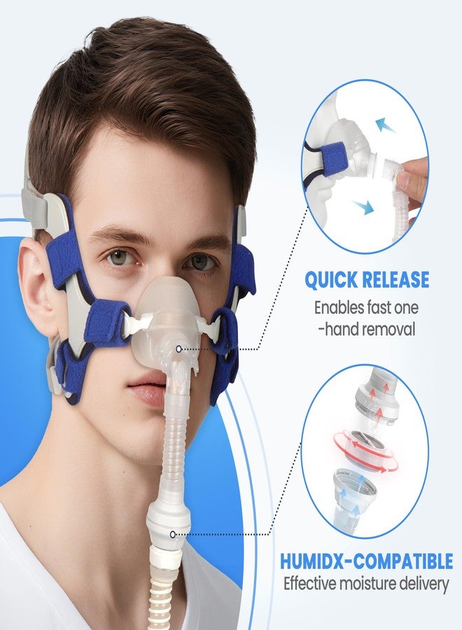 Everness بديل لموصل ResMed AirFit N20 إلى AirMini - المميزات: إحكام تام ومنع للتسرب مع غطاء رأس يسمح بالتهوية ونظام إطار متين لموصل CPAP AirMini N20 - Image 4