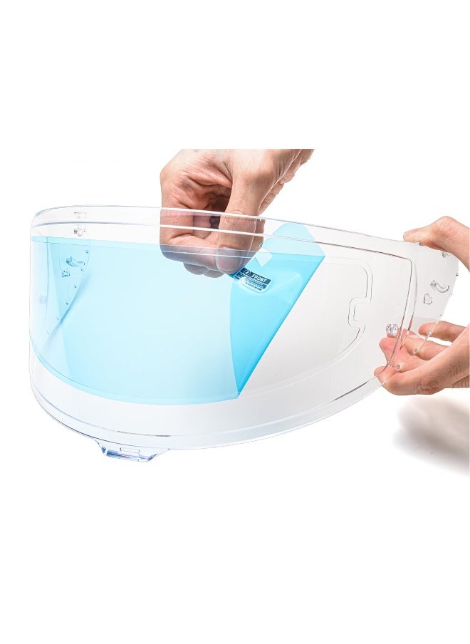 Generic Anti-Fog Film for Motorcycle Helmet Anti Fog Visor Insert - Universal Fit Fog Resistant Film Clear Shields Lens Insert 272mm x 88mm  - Image 4