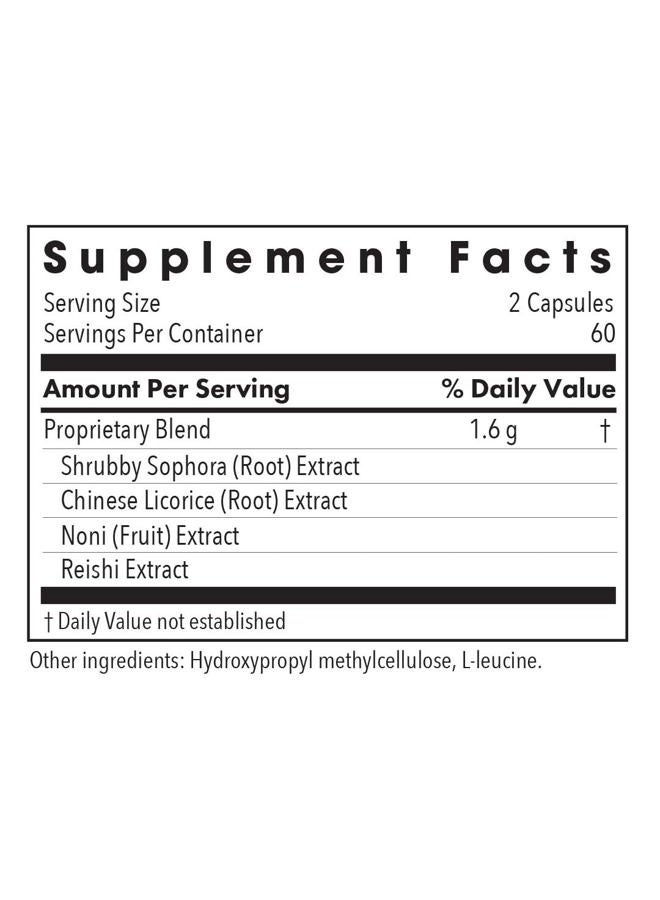 Allergy Research Group PhytoCort Supplement - Respiratory Support, Lung Health, Lung Detox, Lung Cleanse, Healthy Breathing, Herbal Support, Reishi, Licorice, Noni, Vegetarian Capsules - 120 Count - Image 3
