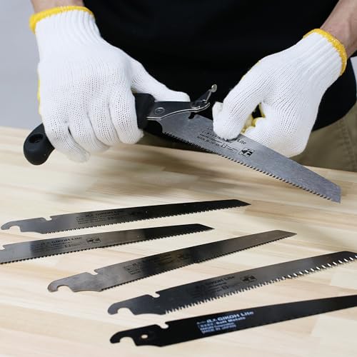 KAKURI Japanese Hand Saw [Tree Pruning] 8-1/4" Japanese Pull Saw with Blade Cover, Made in JAPAN - Image 5