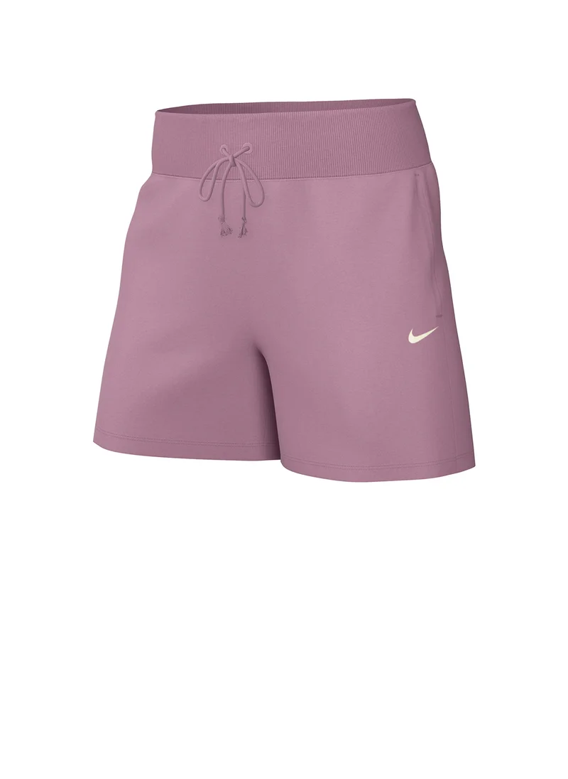 نايكي Nsw Phoenix Fleece High Rise Shorts