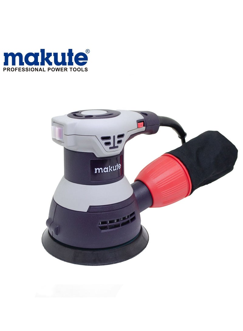 makute Orbital Sander 350w,Speed: 8000 - 12000 rpm,Pad Size: 125mm - Image 2