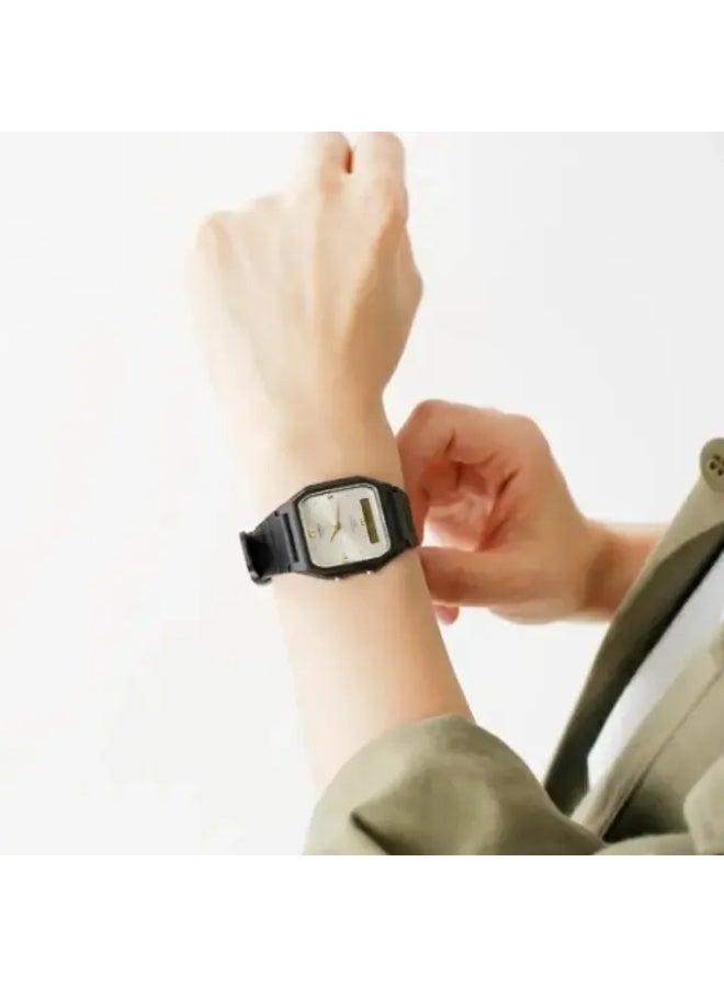 CASIO Analog‑Digital Men's Watch AW‑48HE‑7AVDF, 38.4 mm Silver Dial, Resin Case & Resin Band, 50 m Water Resistance - Image 5