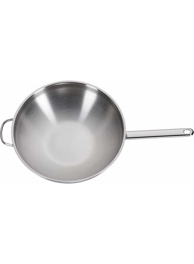 Demeyere 52932 32 cm Wok pan with Handle., Silver - Image 1