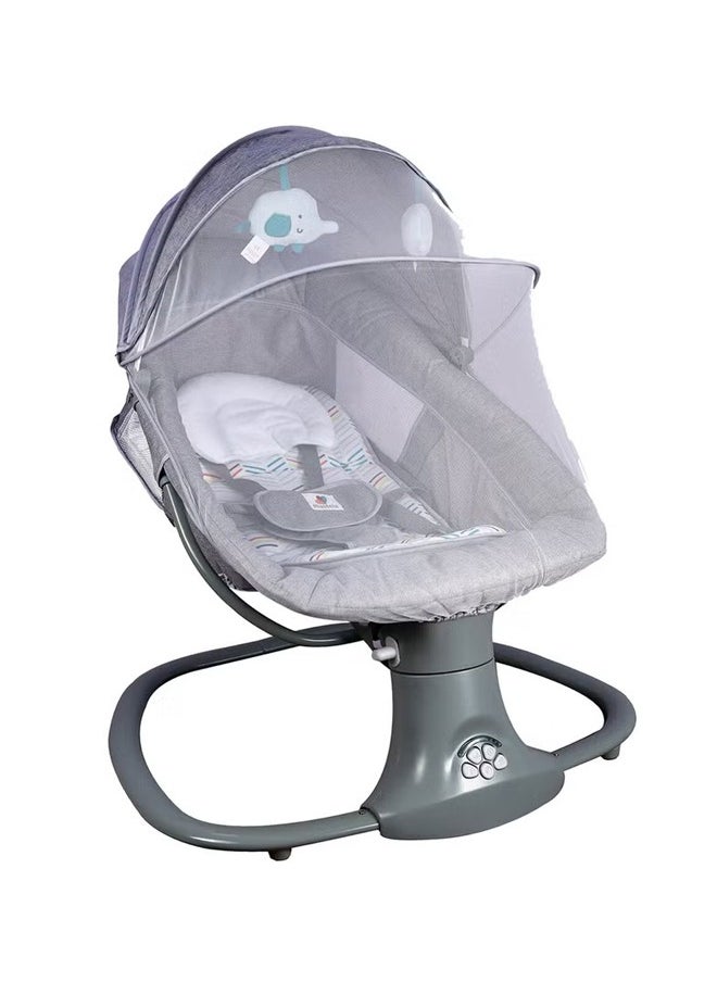 Mastela Multifunctional Baby Swing for Infants - Electric Baby Rocker with 5 Speeds,3-in-1 Adjustable Backrest Baby Bouncer, Remote Control Rocking Chair  - Image 1
