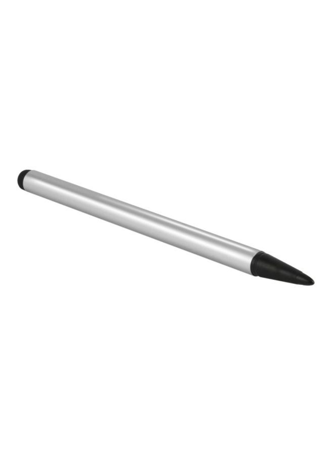 Loquat Plastic Resistive Stylus Pen Silver/Black - Image 1