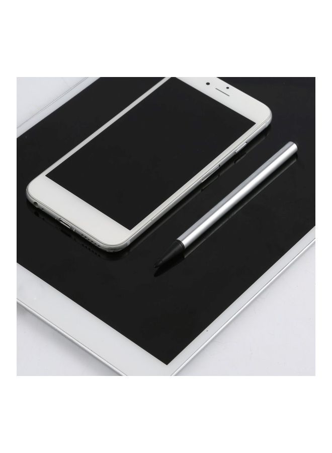 Loquat Plastic Resistive Stylus Pen Silver/Black - Image 3