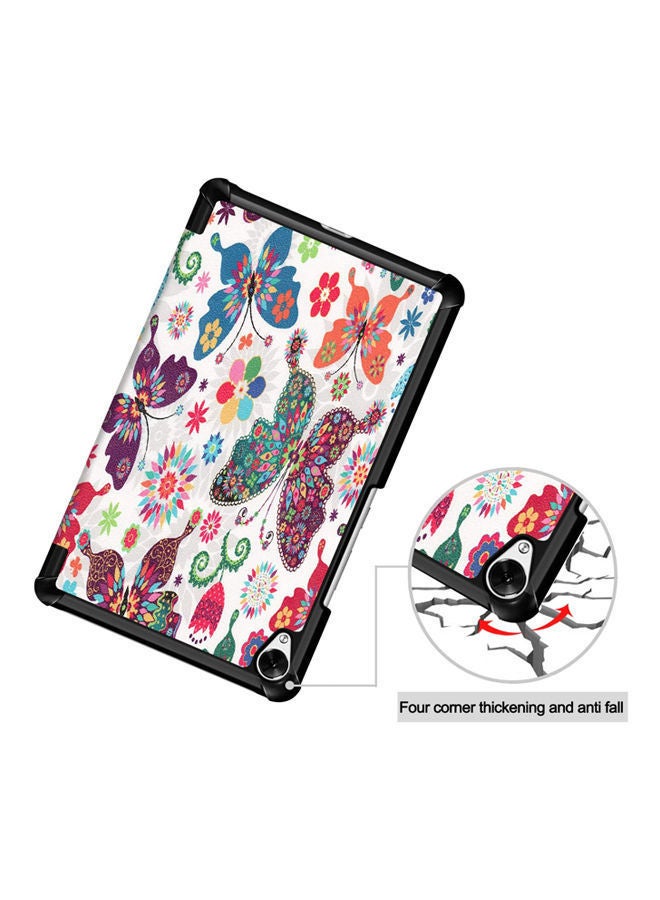 نيبمينينت غطاء حماية قلاب من الجلد بململس بارز وتصميم انبعاج أفقي لجهاز هواوي ميديا باد M6 متعدد الألوان - Image 2