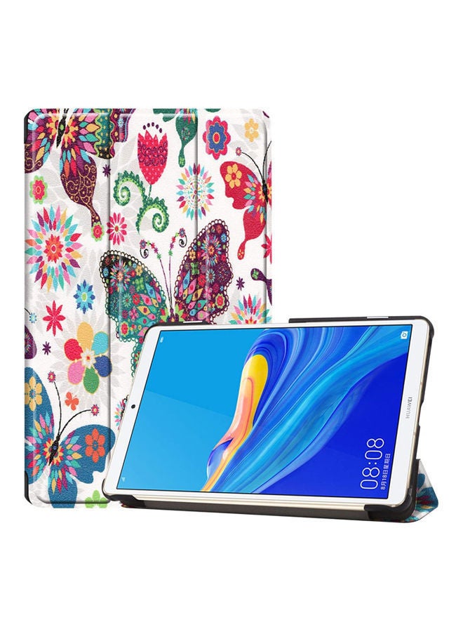 نيبمينينت غطاء حماية قلاب من الجلد بململس بارز وتصميم انبعاج أفقي لجهاز هواوي ميديا باد M6 متعدد الألوان - Image 1