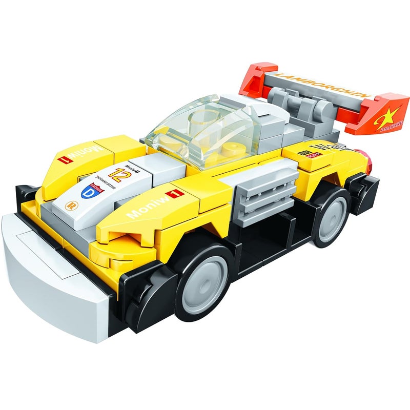 ThinkerPlace 8-in-1 Super Racing Car Pioneer (99 Pieces) | Learn About Speed | Building Block Set for Kids Age 6+ | STEM Educational Toy | Build, Collect & Create Mega Robot | Science & Learning Toy - Image 1