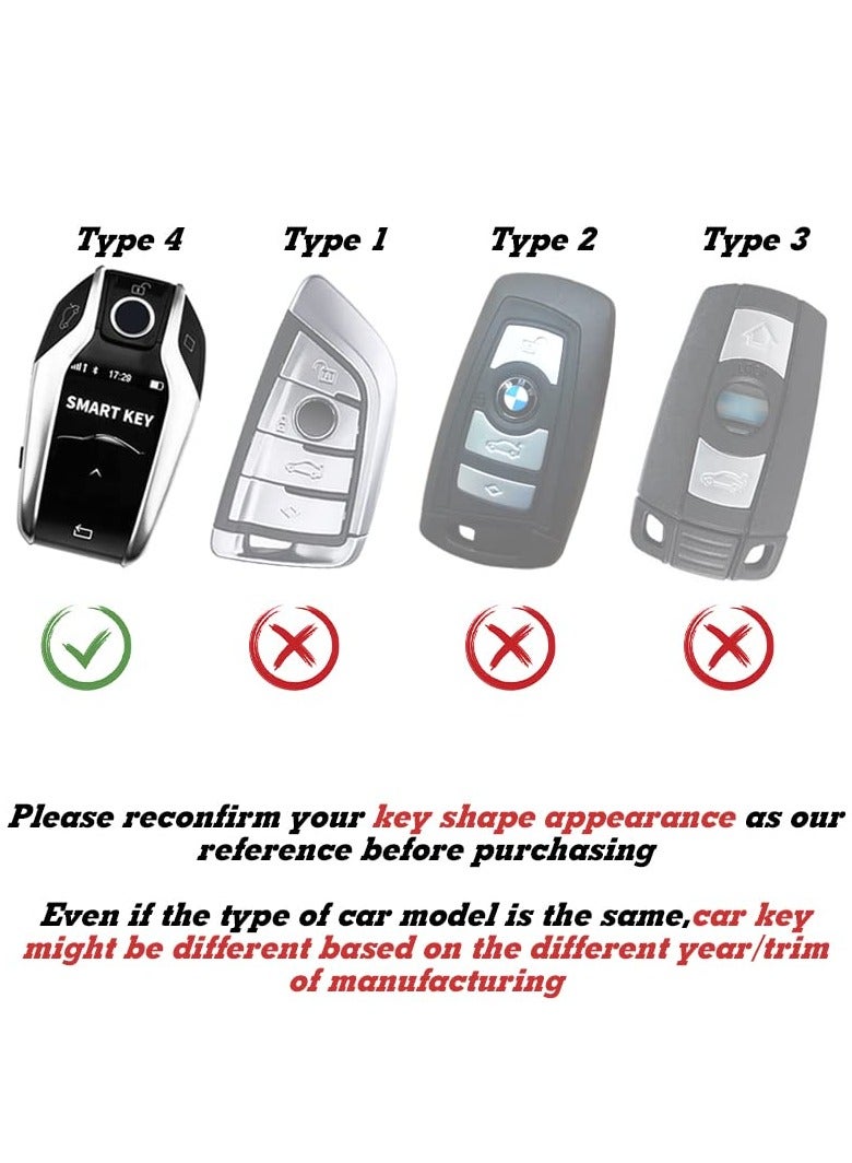 Case for BMW Display Key, Durable Zinc Alloy Smart Key Fob Cover, Fits BMW Models, Protective Shell - Image 2