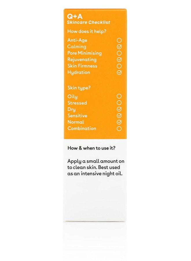 Q+A زيت الوجه سوبر فود. زيت وجه معزز للبشرة محشو بمكونات طبيعية 100%. 30 مل/1 أونصة سائلة - Image 3