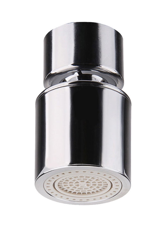 NIBEMINENT 360-Degree Swivel Faucet Sprayer Head Silver 1.87x1.1x0.94inch  - Image 1