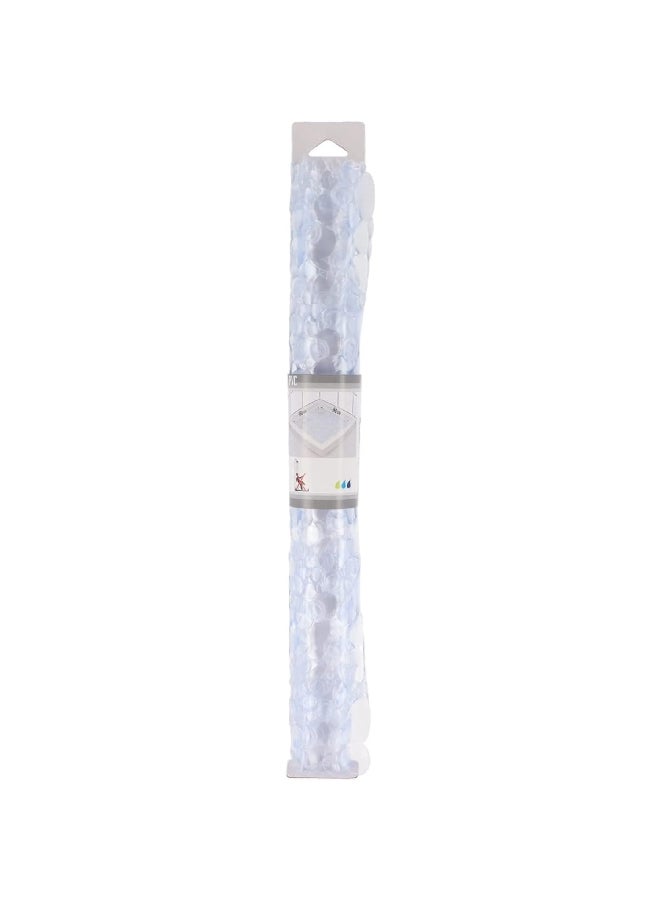 EVIDECO PVC Non-Slip Square Shaped Shower Mat with Bubbles Clear 50 x 50 cm 7216101 - Image 5