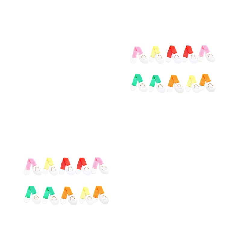 20 PCS Self-Adhesive Child Multipurpose Cabinet Locks for Refrigerators Doors Drawers Kids (Random Color) - Image 3